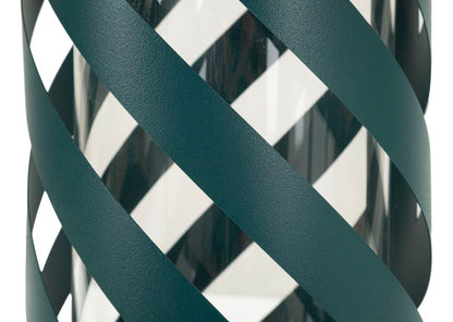 Lantaarn Twist Saturn Lantern Teal Ø 23×43 cm
