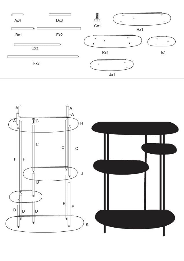 Consoletafel Saturn Console Plus Dove Teal 118×34×82 cm