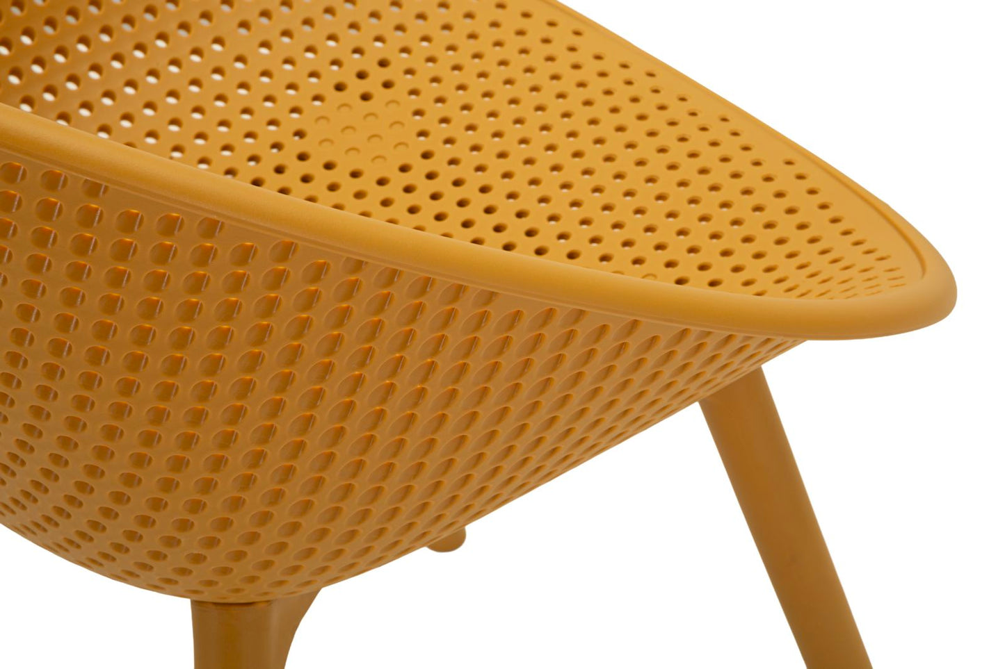 Stoel Ibiza Mustard Chair Set 2 Pcs 59×59×83 cm