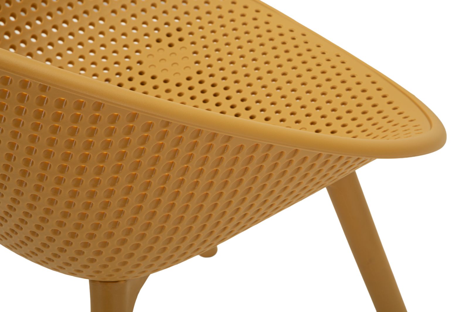 Stoel Ibiza Mustard Chair Set 2 Pcs 59×59×83 cm
