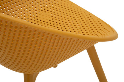 Stoel Ibiza Mustard Chair Set 2 Pcs 59×59×83 cm