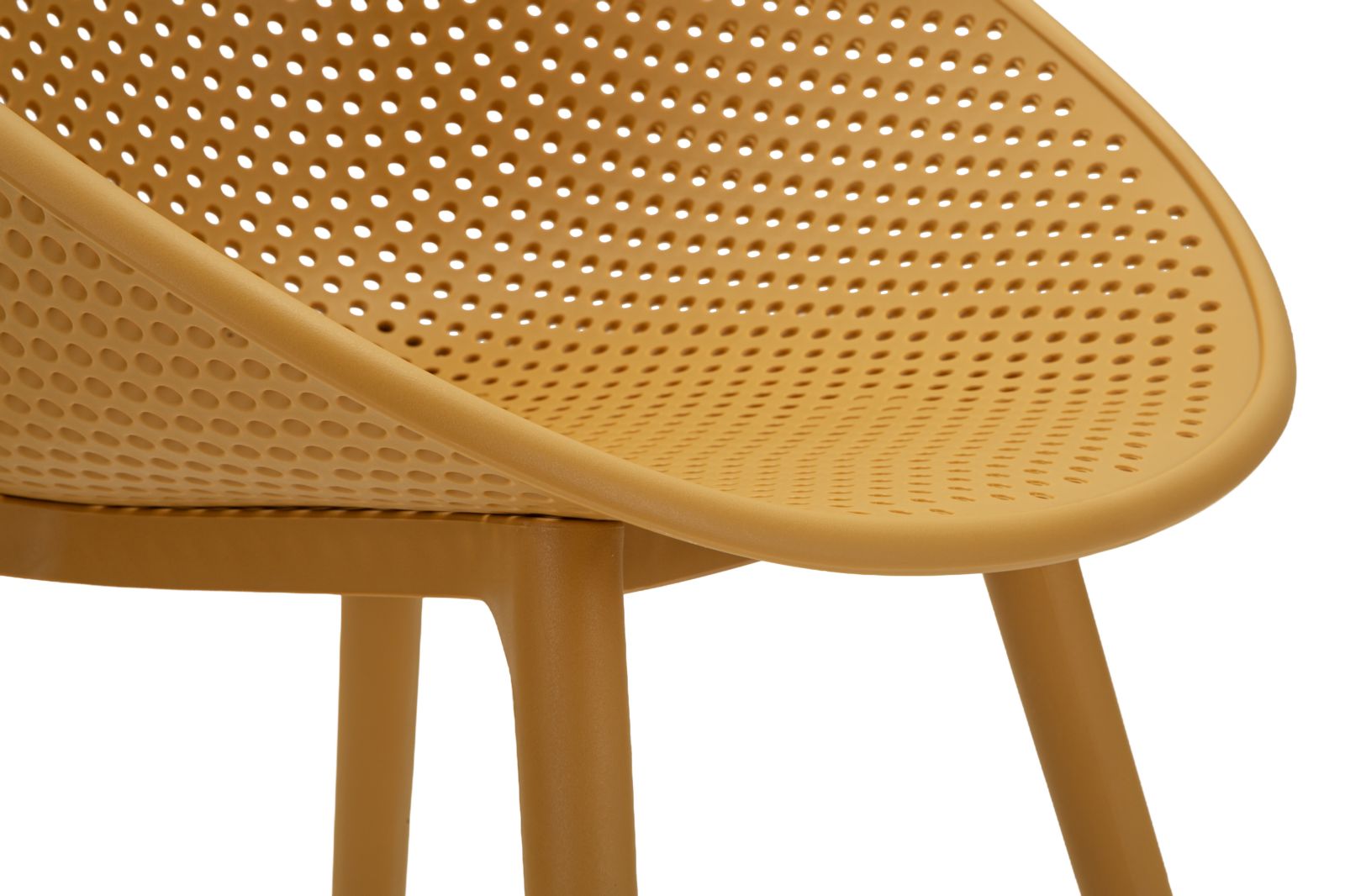 Stoel Ibiza Mustard Chair Set 2 Pcs 59×59×83 cm