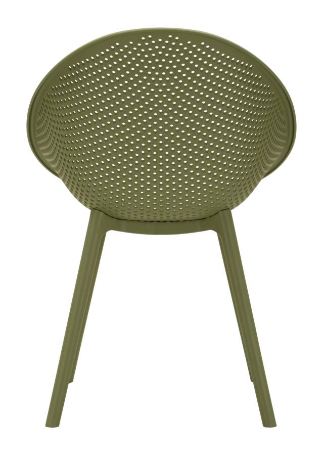 Stoel Ibiza Green Chair Set 2 Pcs 59×59×83 cm