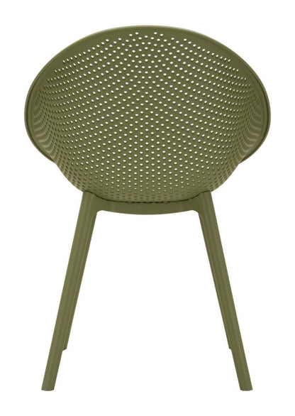 Stoel Ibiza Green Chair Set 2 Pcs 59×59×83 cm