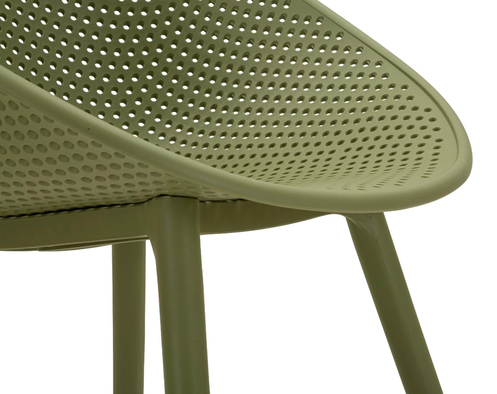 Stoel Ibiza Green Chair Set 2 Pcs 59×59×83 cm