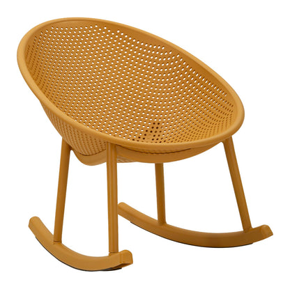 Stoel Ibiza Mustard Roching Chair 66×88×80 cm