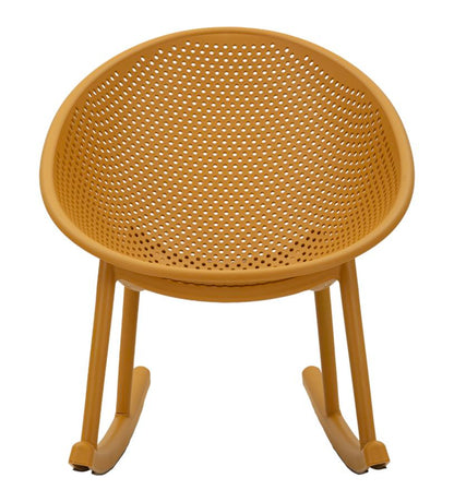 Stoel Ibiza Mustard Roching Chair 66×88×80 cm