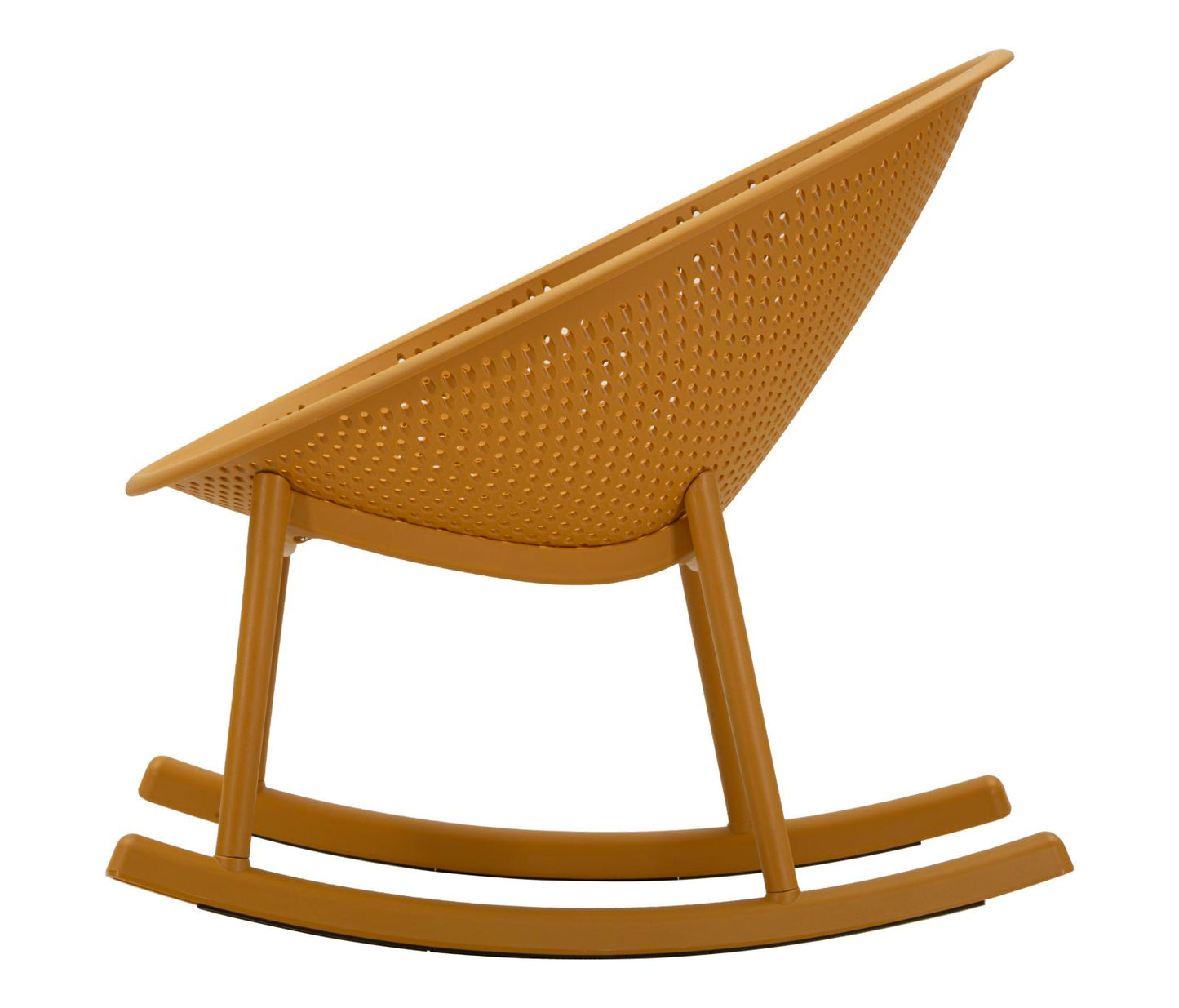 Stoel Ibiza Mustard Roching Chair 66×88×80 cm