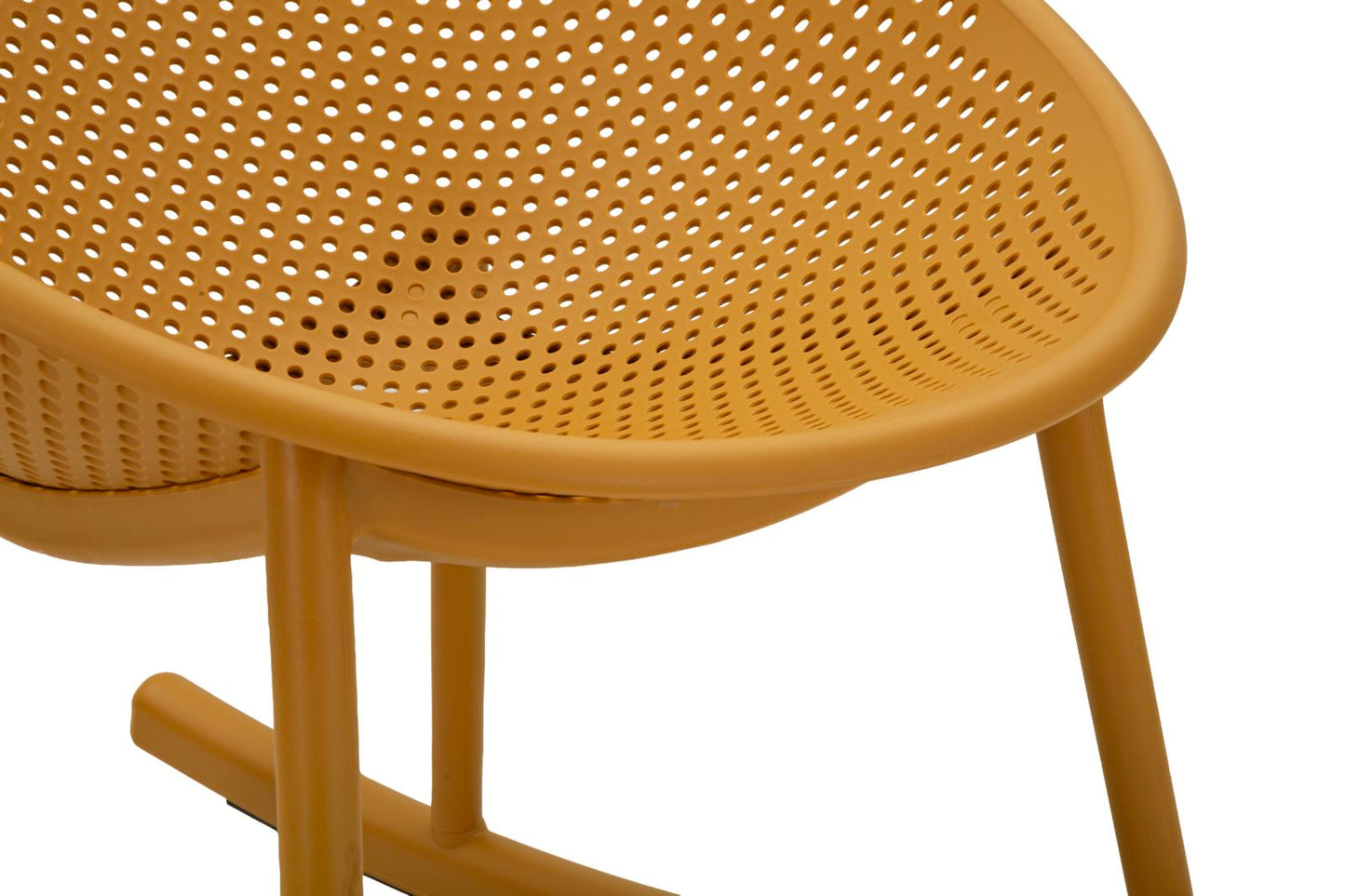 Stoel Ibiza Mustard Roching Chair 66×88×80 cm