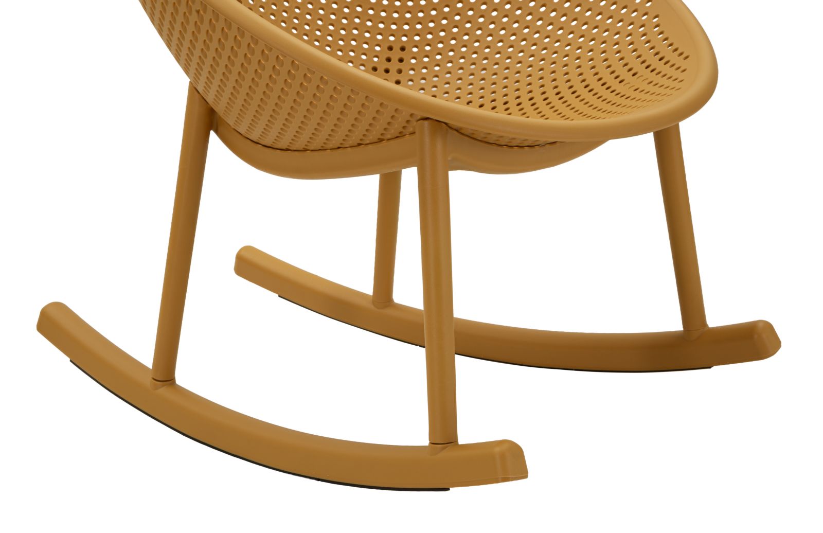 Stoel Ibiza Mustard Roching Chair 66×88×80 cm