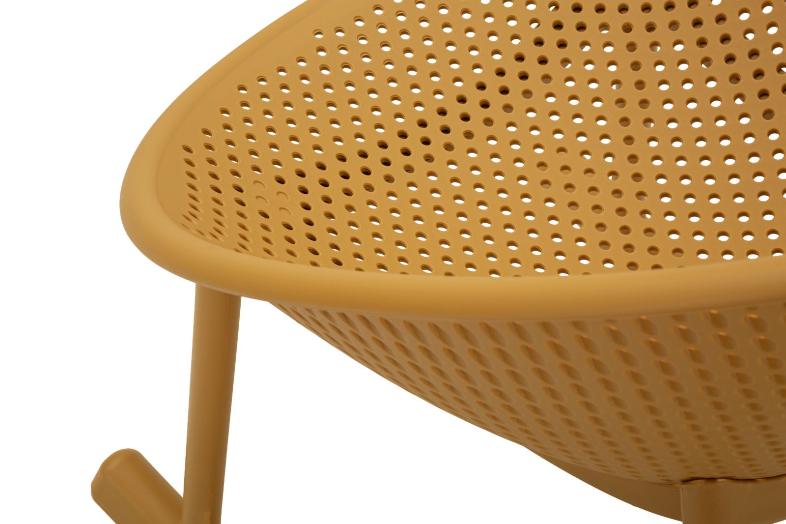 Stoel Ibiza Mustard Roching Chair 66×88×80 cm
