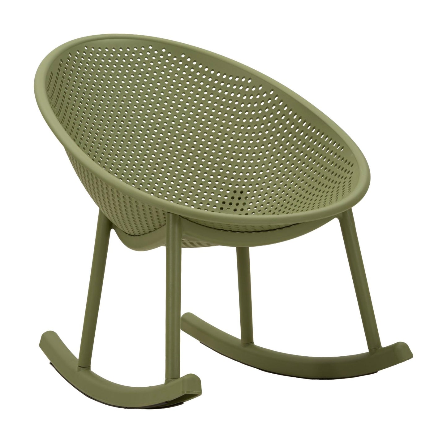 Stoel Ibiza Green Roching Chaircm 66x88x80
