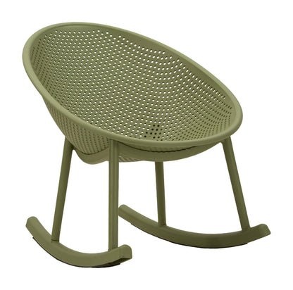 Stoel Ibiza Green Roching Chaircm 66x88x80