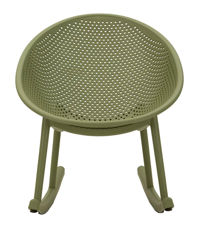 Stoel Ibiza Green Roching Chaircm 66x88x80