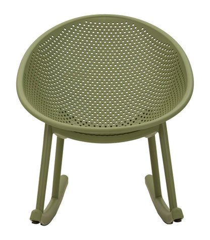 Stoel Ibiza Green Roching Chaircm 66x88x80