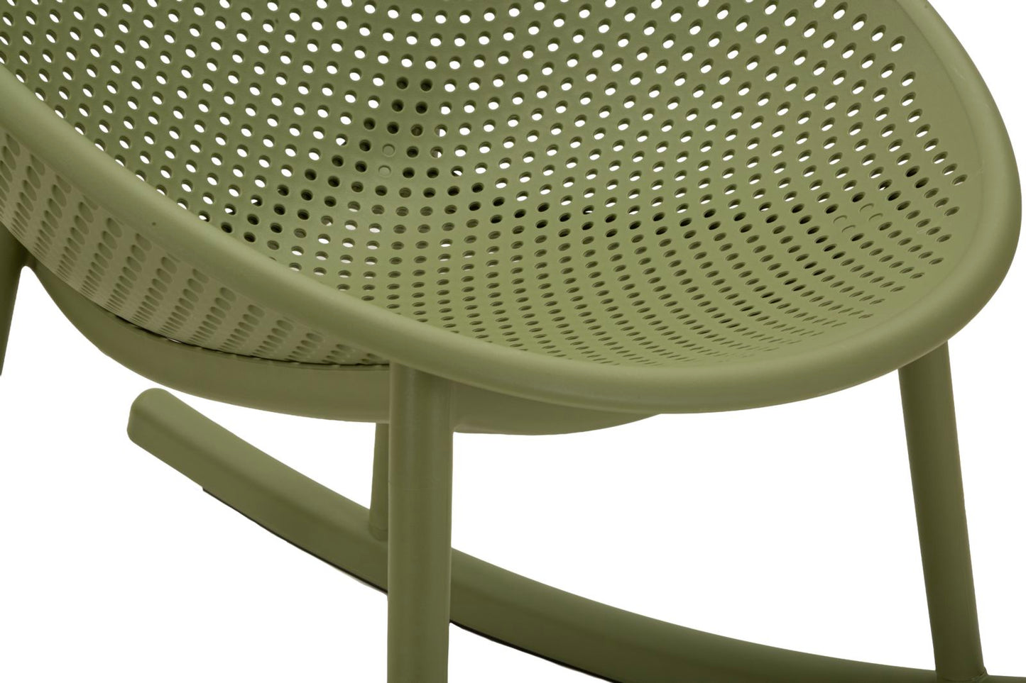 Stoel Ibiza Green Roching Chaircm 66x88x80