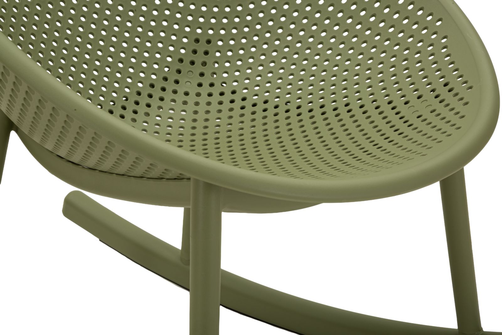 Stoel Ibiza Green Roching Chaircm 66x88x80