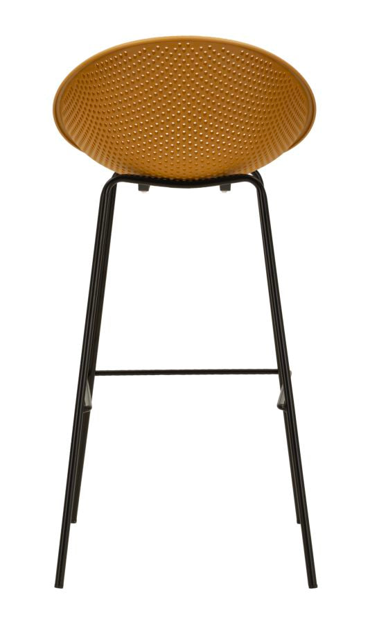 Barkruk Ibiza Mustard Bar Stool Set 2 Pcs 50×50×98 cm