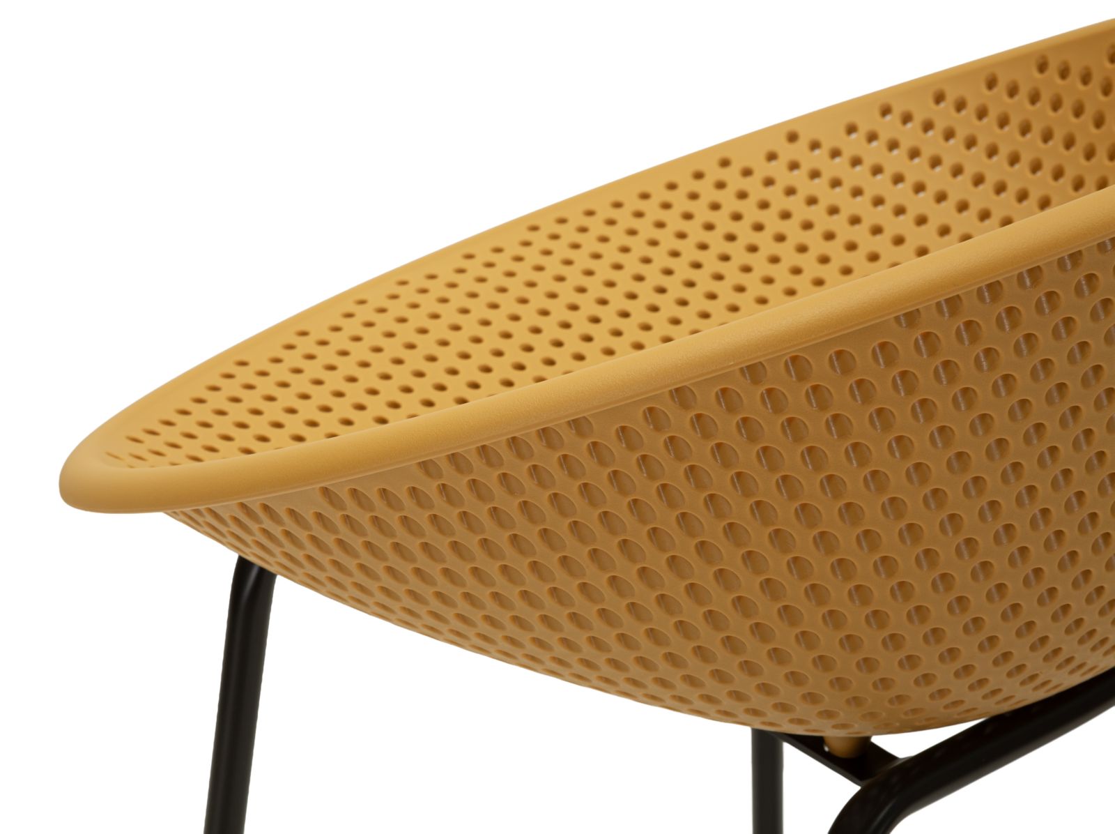 Barkruk Ibiza Mustard Bar Stool Set 2 Pcs 50×50×98 cm