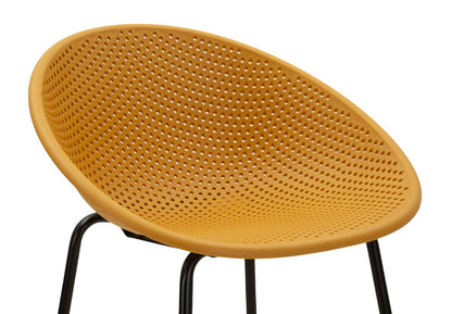 Barkruk Ibiza Mustard Bar Stool Set 2 Pcs 50×50×98 cm
