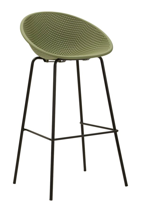 Barkruk Ibiza Green Bar Stool Set 2 Pcs 50×50×98 cm