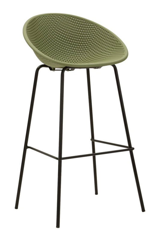 Barkruk Ibiza Green Bar Stool Set 2 Pcs 50×50×98 cm