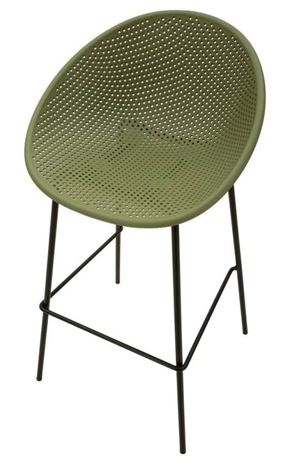 Barkruk Ibiza Green Bar Stool Set 2 Pcs 50×50×98 cm