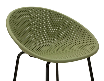 Barkruk Ibiza Green Bar Stool Set 2 Pcs 50×50×98 cm
