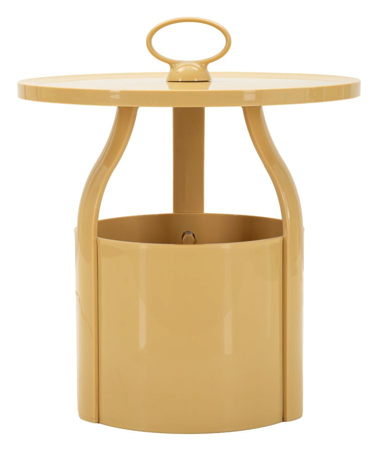 Bijzettafel Iris End Table Cream Ø 44×43 cm