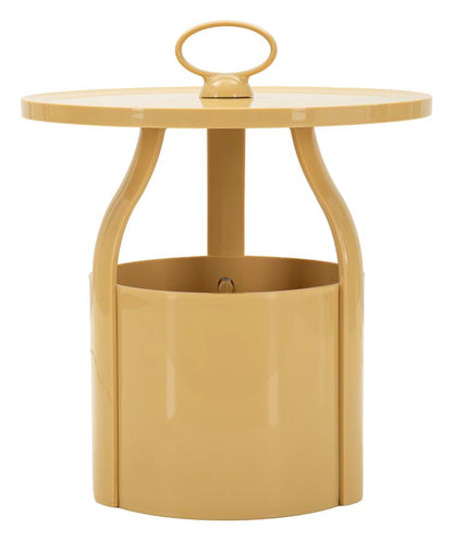 Bijzettafel Iris End Table Cream Ø 44×43 cm