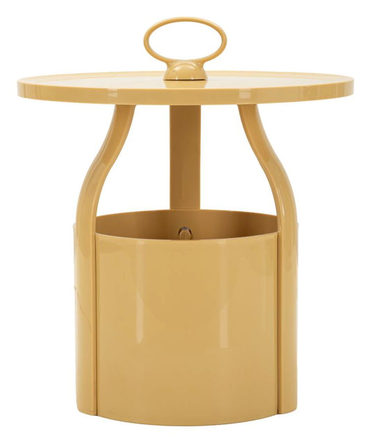 Bijzettafel Iris End Table Cream Ø 44×43 cm