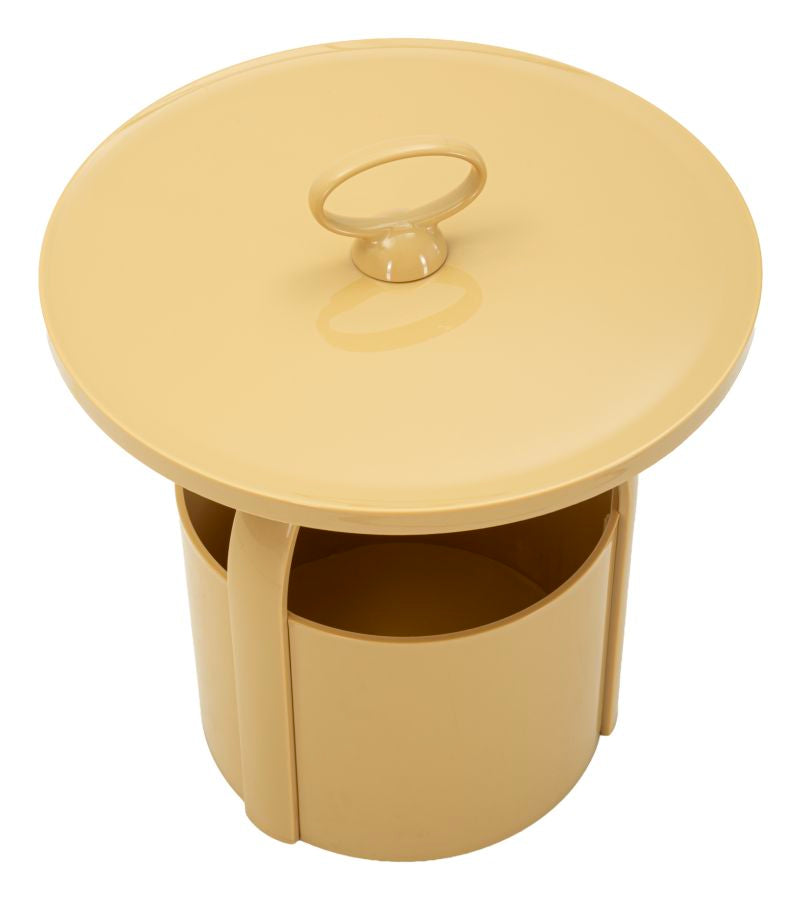 Bijzettafel Iris End Table Cream Ø 44×43 cm