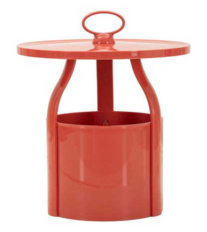 Bijzettafel Iris End Table Red Ø 44×43 cm