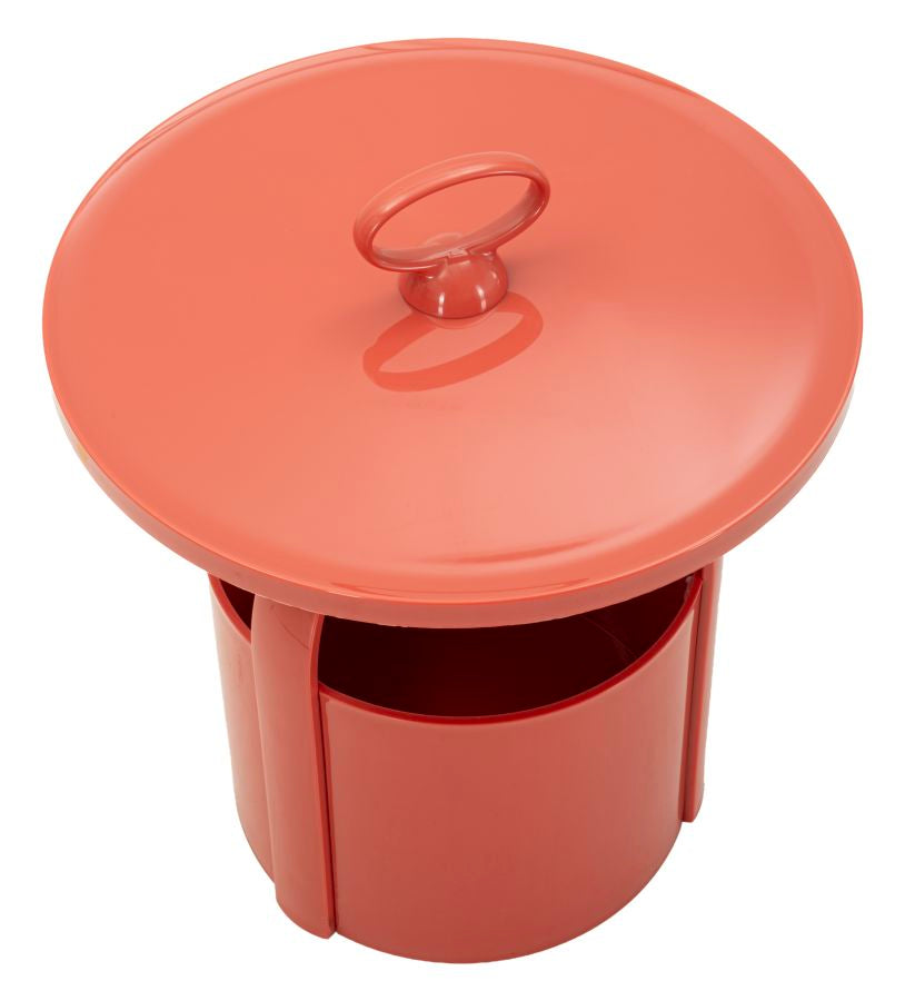 Bijzettafel Iris End Table Red Ø 44×43 cm