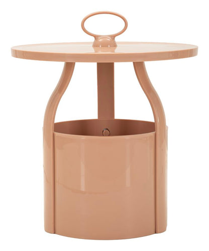 Bijzettafel Iris End Table Pink Ø 44×43 cm