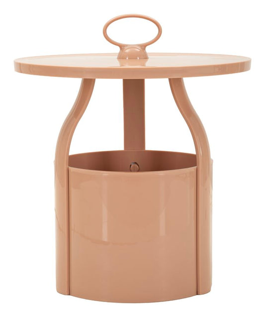 Bijzettafel Iris End Table Pink Ø 44×43 cm