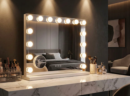 Spiegel Led Floor Mirror Hollywood 55×14×43 cm