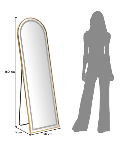 Spiegel Led Floor Mirror Simple Arc 50×3 cm