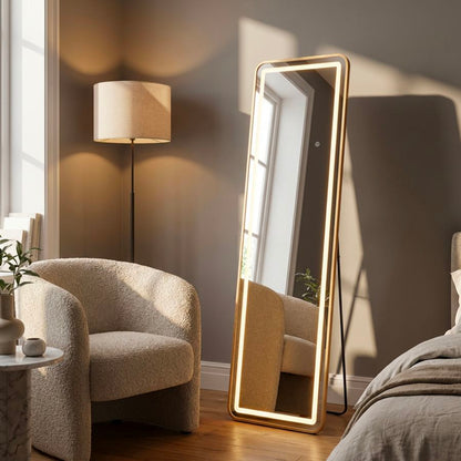 Spiegel Led Floor Mirror Simple Rectangular 50×3 cm
