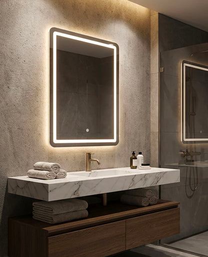 Spiegel Led Wall Mirror Simple Rectangular 60×3,5×80 cm