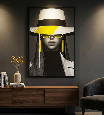 Schilderij On Canvas With Led Margot 80×4×120 cm