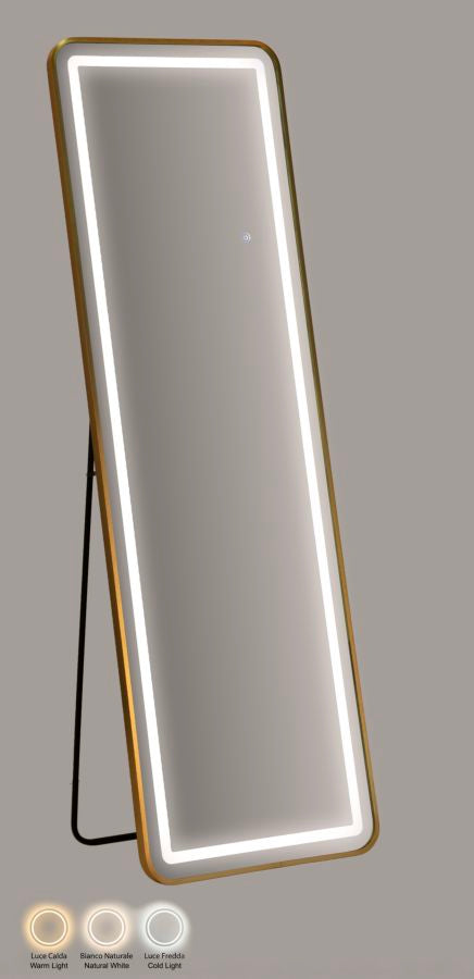 Spiegel Led Floor Mirror Simple Rectangular 50×3 cm