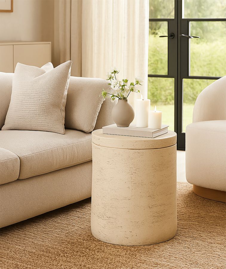 Bijzettafel Antic End Table Cm Ø 35×43 cm