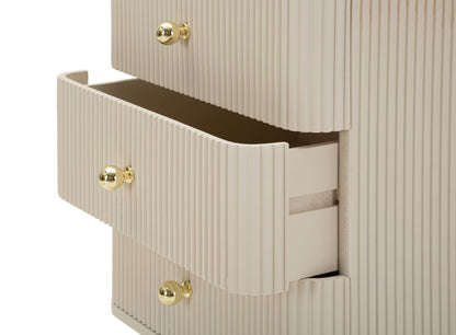 Nachtkastje Shy Bedside 3 Drawers 37,5×34×61 cm