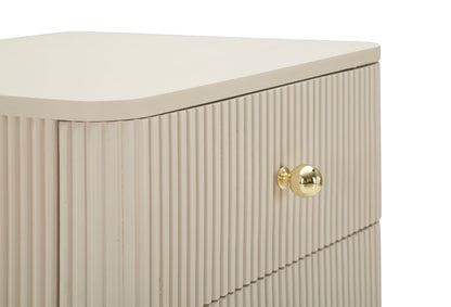 Nachtkastje Shy Bedside 3 Drawers 37,5×34×61 cm