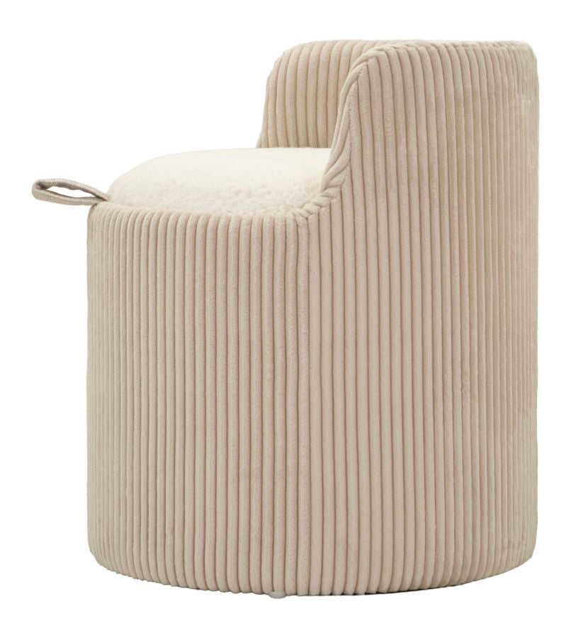Poef Dublino Dressing Table Pouf Withs Torage Ø 47×53 cm