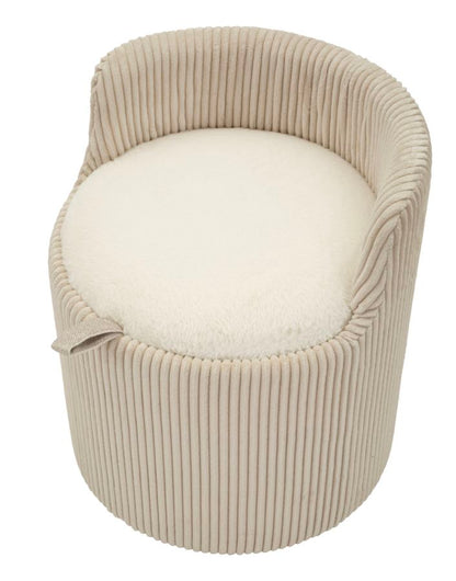 Poef Dublino Dressing Table Pouf Withs Torage Ø 47×53 cm