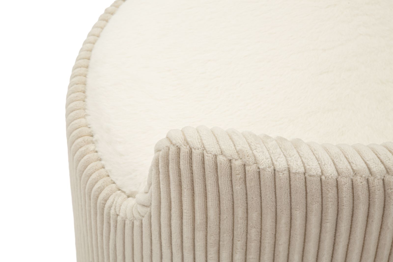 Poef Dublino Dressing Table Pouf Withs Torage Ø 47×53 cm