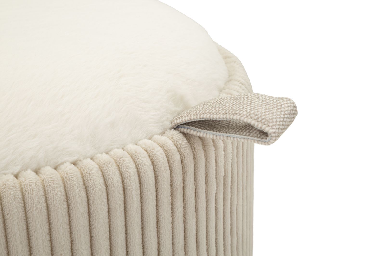 Poef Dublino Dressing Table Pouf Withs Torage Ø 47×53 cm