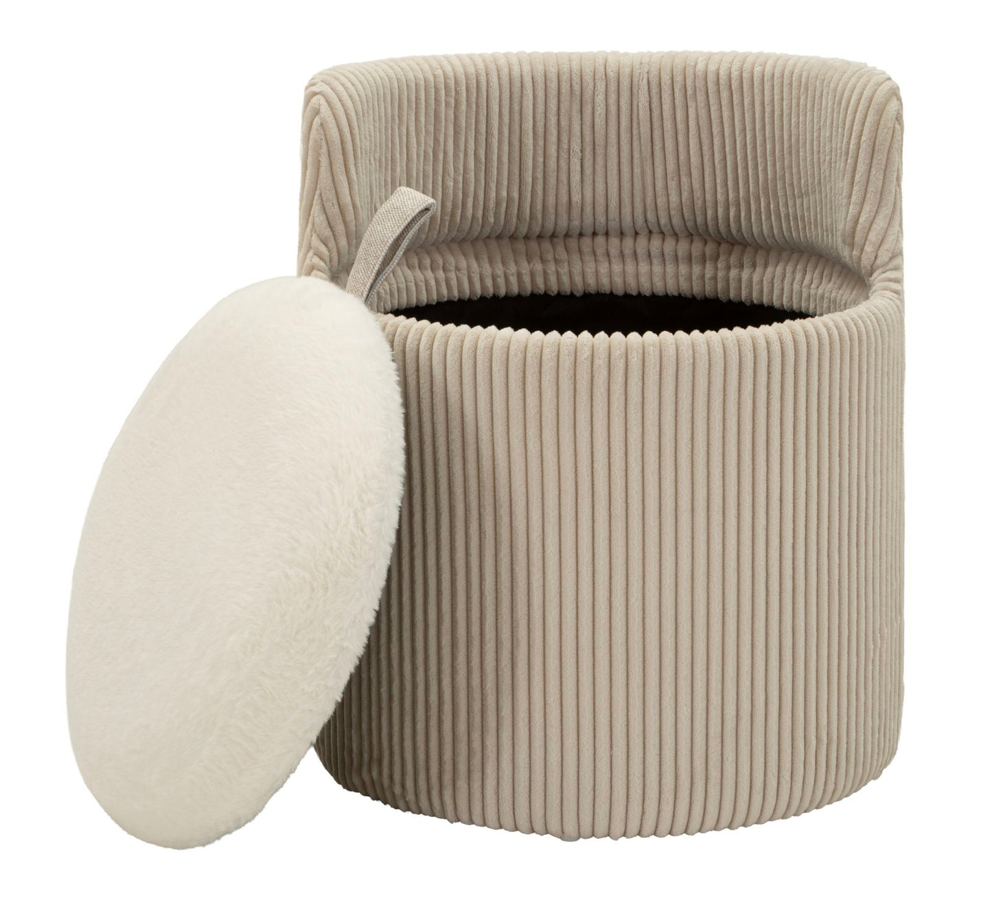 Poef Dublino Dressing Table Pouf Withs Torage Ø 47×53 cm